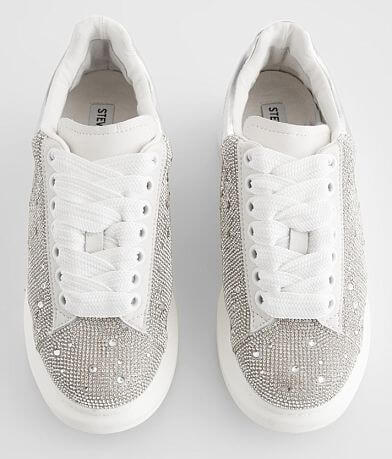 Steve Madden Glimmer Rhinestone Leather Sneaker misc detail 3 view