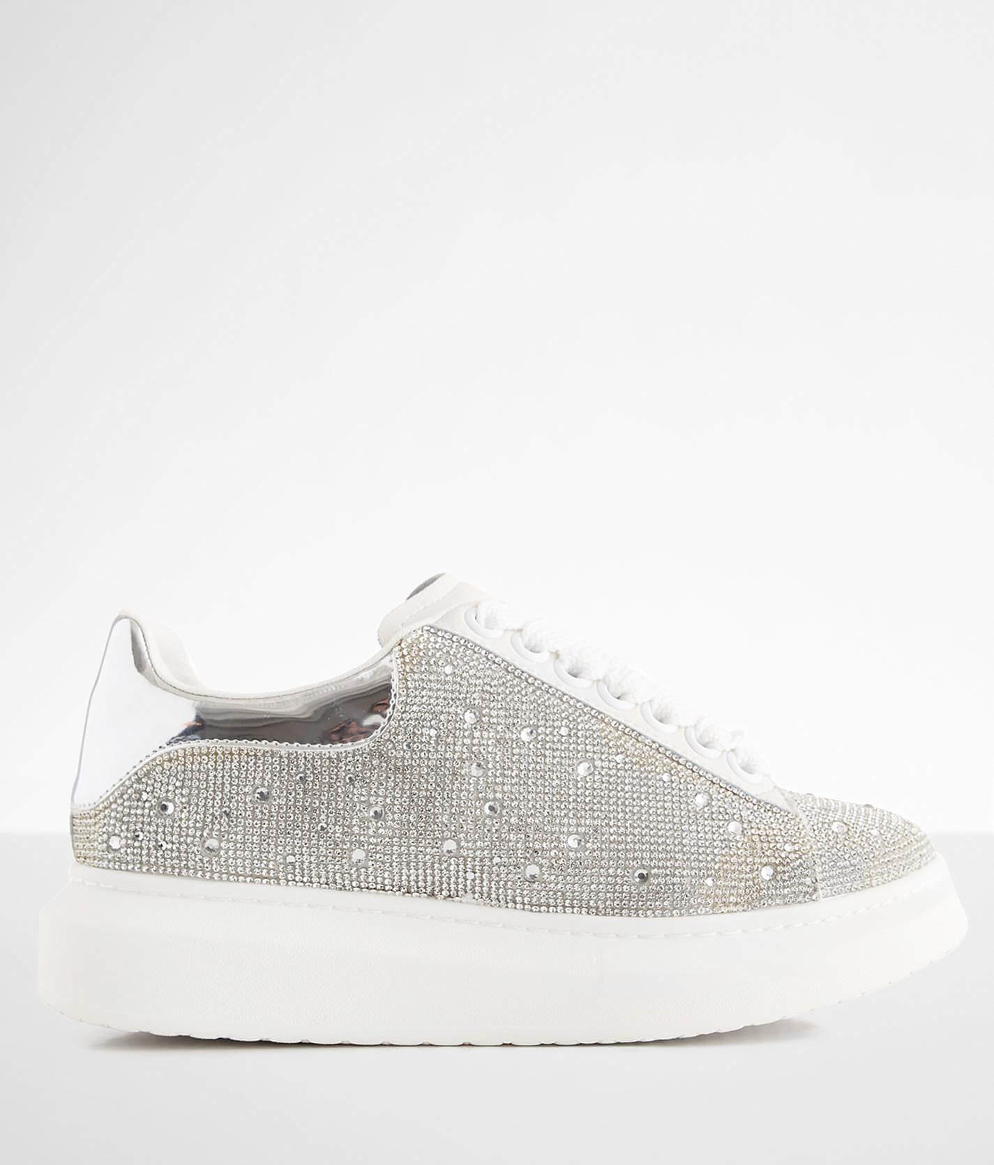 steve madden women's credit jeweled sneakers