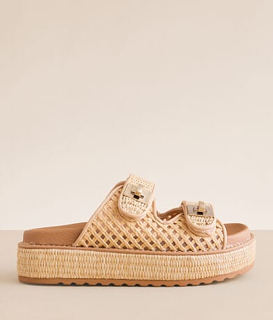 Steve Madden Bigshmona Raffia Sandal front view