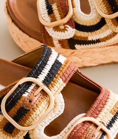 Steve Madden Klare Crochet Flatform Sandal misc detail 4 view