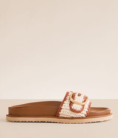 Steve Madden Memphis Raffia Sandal front view