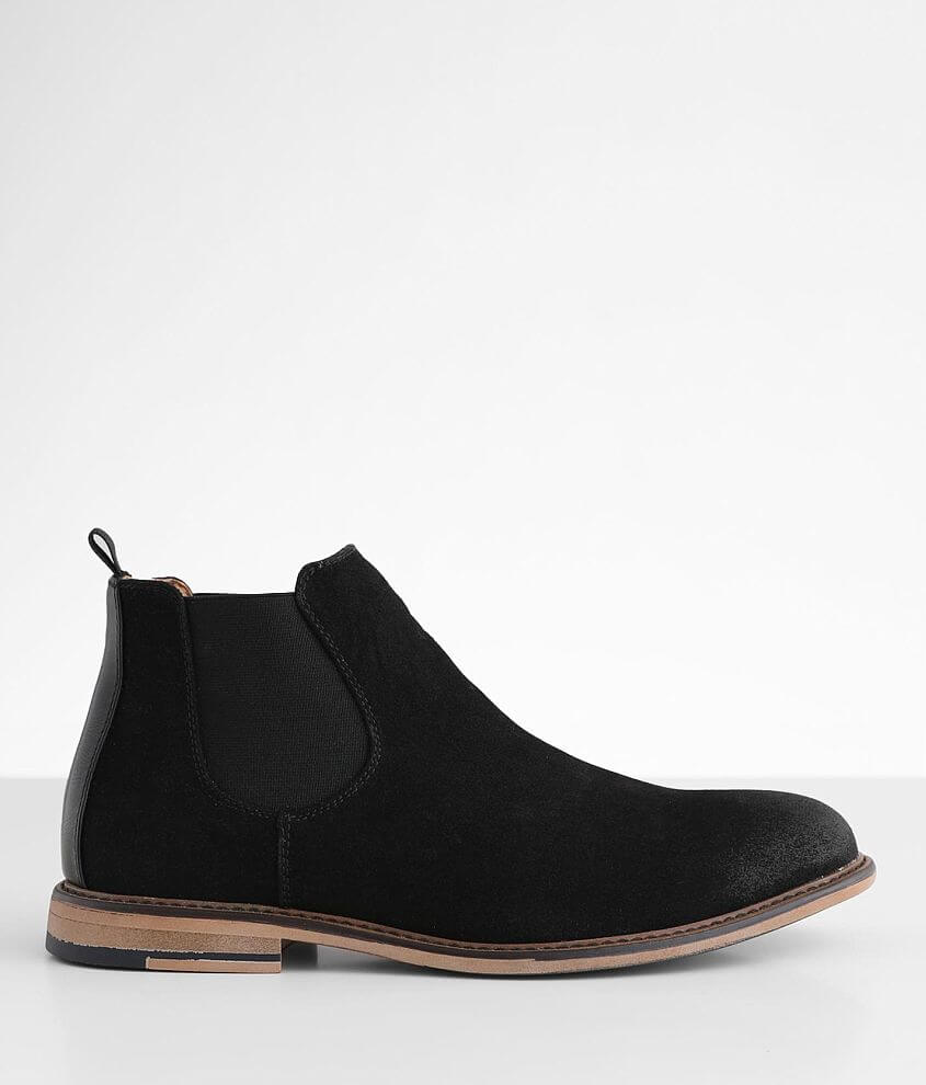 Steve madden black chelsea boots mens sale