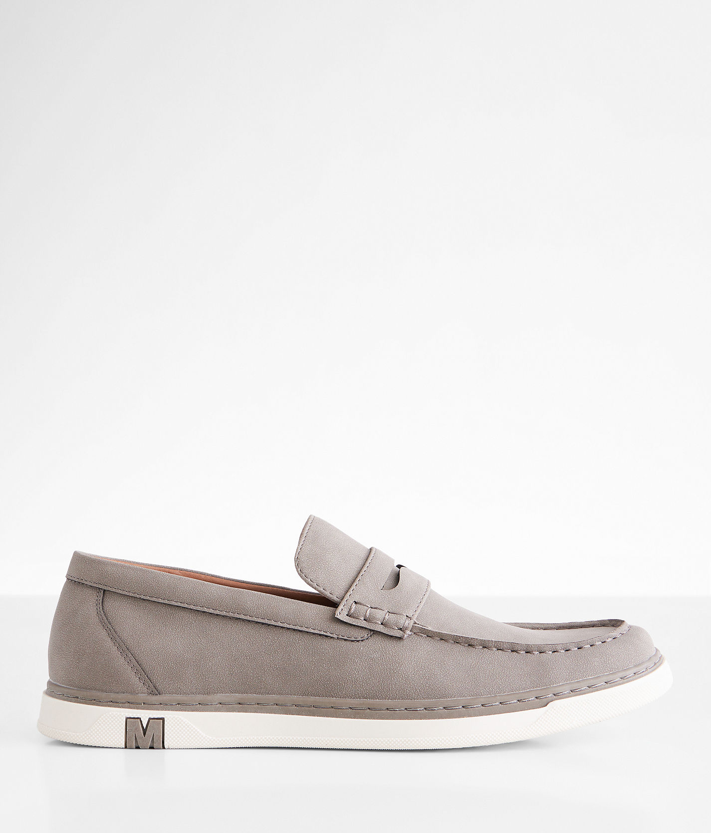 Steve Madden Chamberz Mustache Gray Slip On Upper Flannel Men’s Loafer Size 13 QUINCEY Brown Leather Slip-On Men main image 2