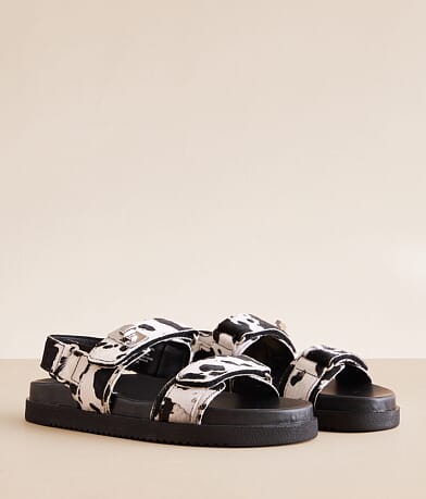 Steve Madden Mona Cow Print Sandal misc detail 1 view