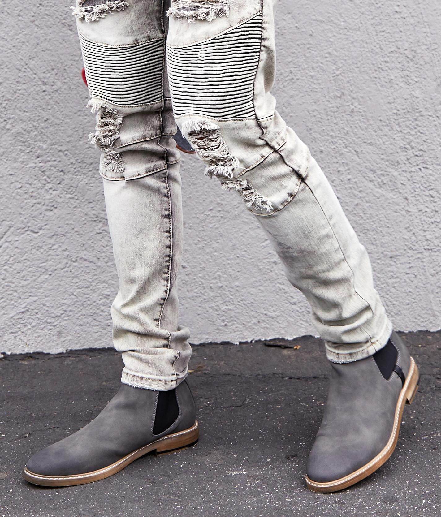 grey chelsea boots mens