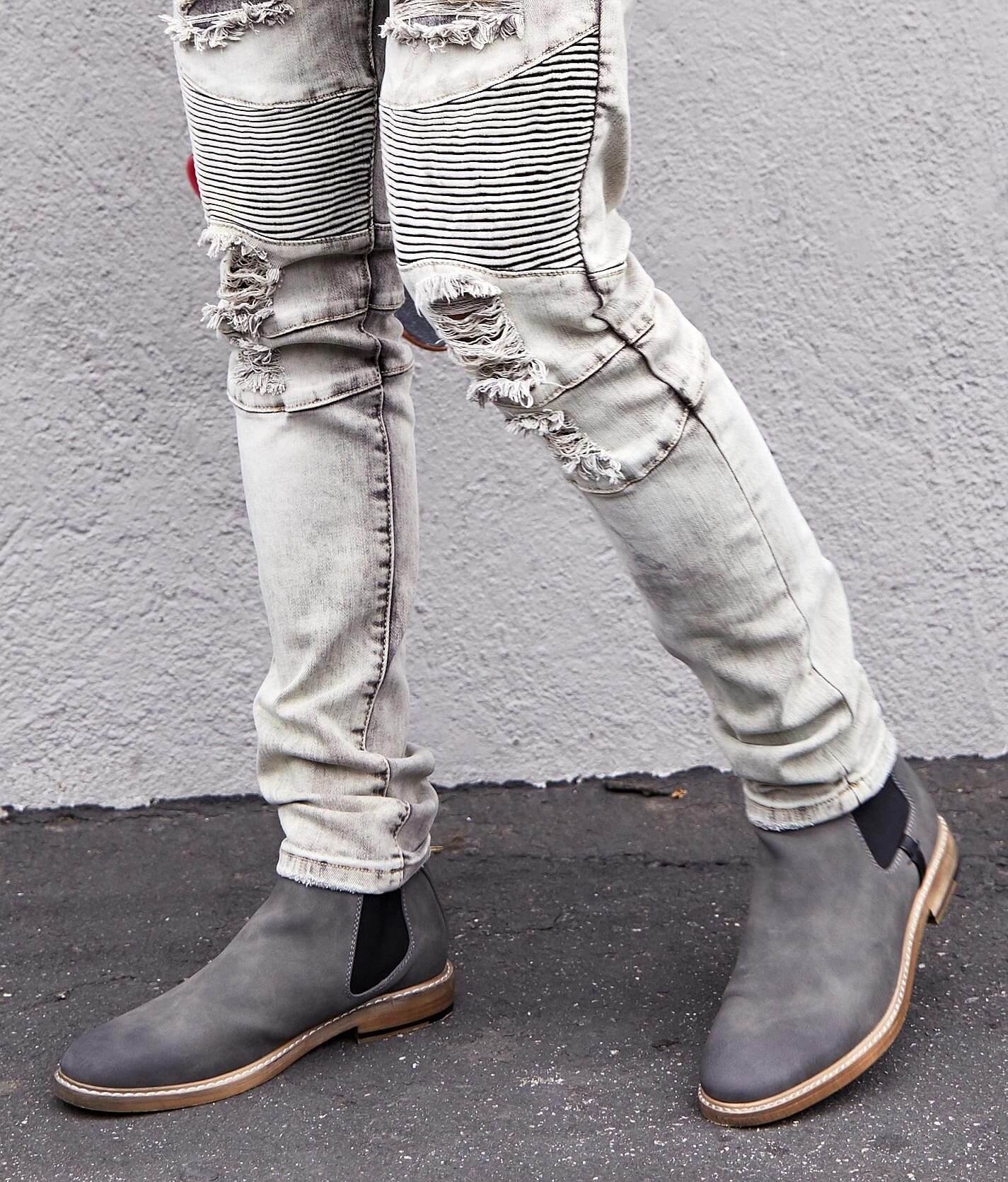 Steve madden outlet grey boots