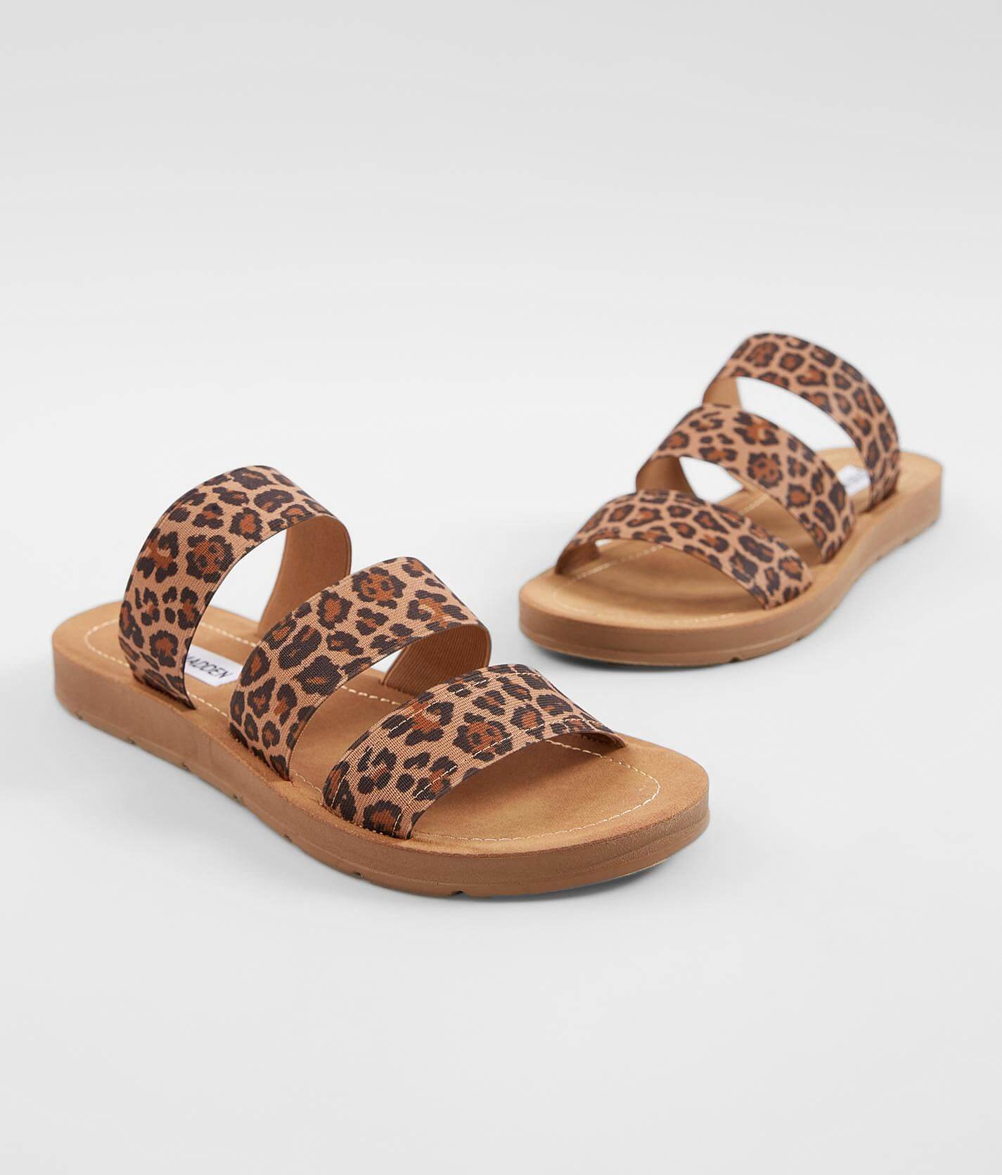 leopard sandals steve madden