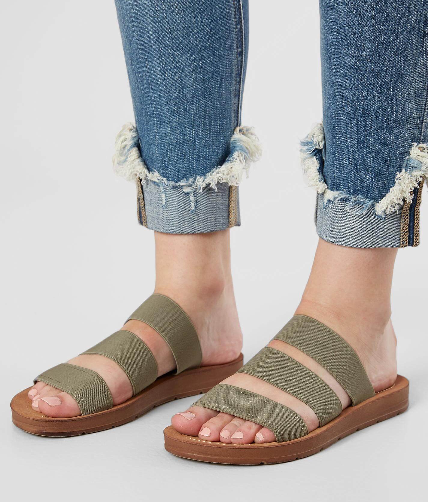 steve madden elastic sandals