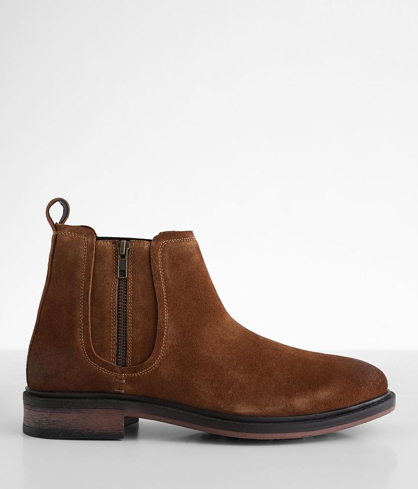 Steve Madden Vise Suede Chelsea Boot front view