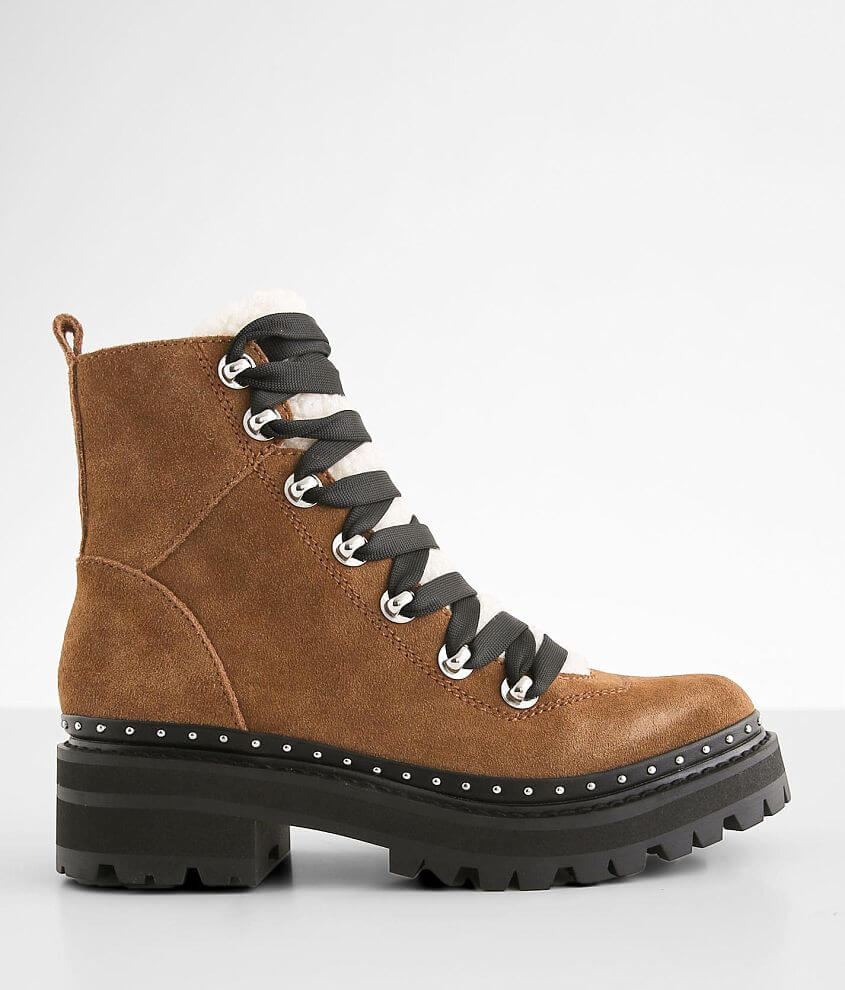 Steve Madden Rainier Leather Hiker Boot - Women's Shoes in Chestnut ...