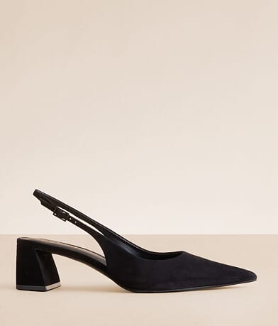 Steve Madden Robyn Leather Slingback Shoe front view