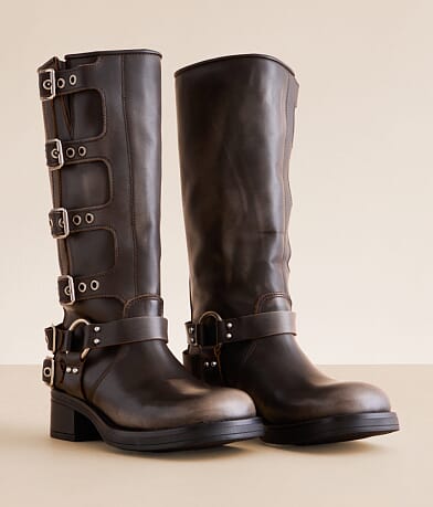 Steve Madden Rocky Stomper Moto Leather Lug Boot misc detail 1 view