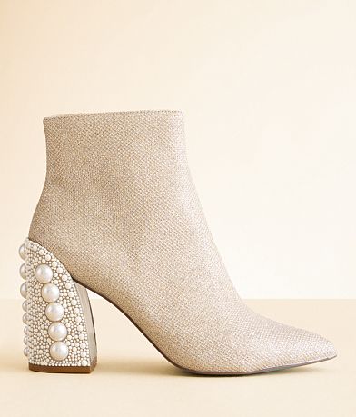Betsey Johnson Kasey Glitz Ankle Boot front view