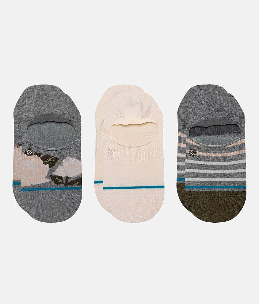 Stance Fleur 3 Pack No Show Socks front view