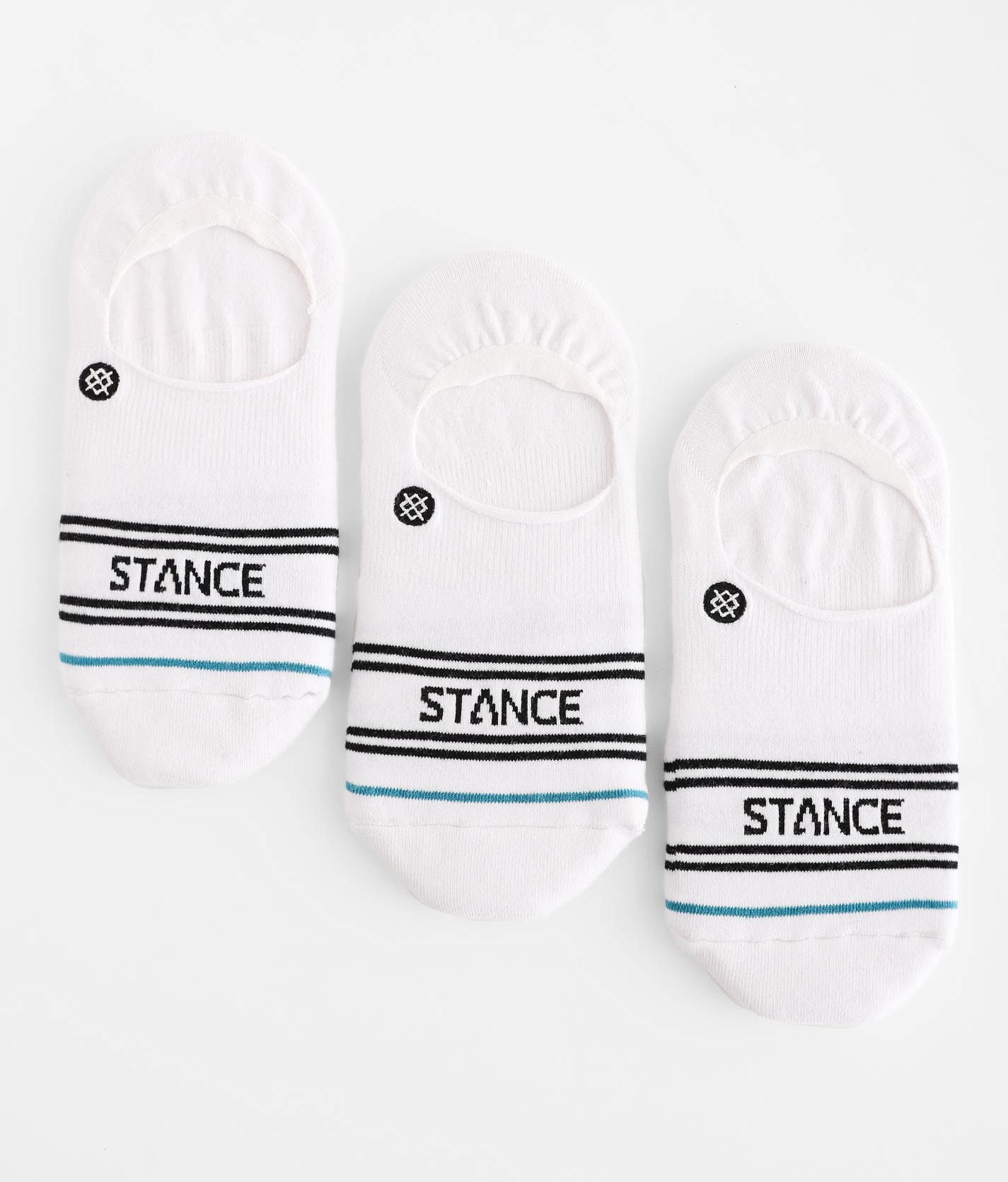 STANCE NEW Womens Invisible 3 Pack Socks White BNWT 