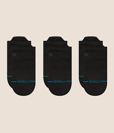 Stance 3 Pack Icon Socks front view