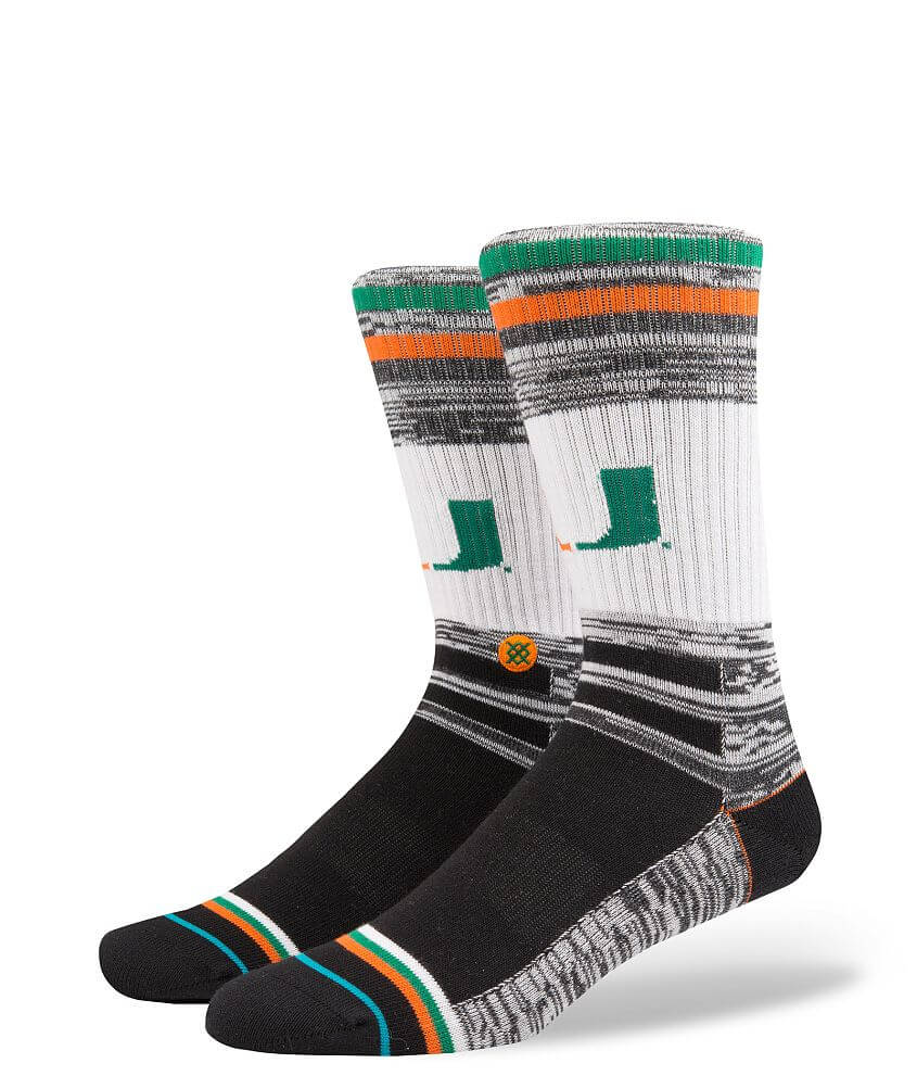 Stance Miami Hurricanes Socks front view