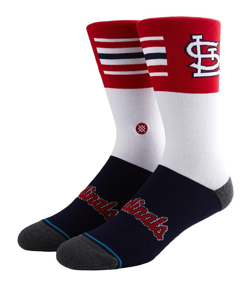 Stance St. Louis Cardinals INFIKNIT™ Socks - Men's Socks in White | Buckle