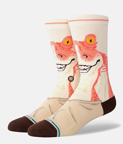 Stance Star Wars Jar Jar Socks front view