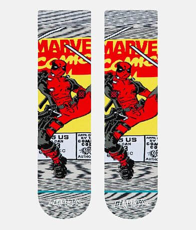 Stance Deadpool Comic Socks misc detail 1 view