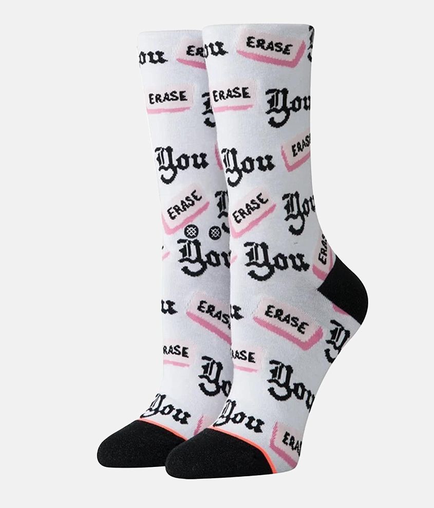 Stance Erase You Socks front view