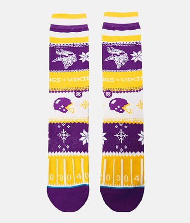 Stance Minnesota Vikings Holiday Sweater Socks MISC_DETAIL_1