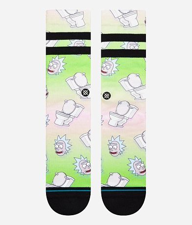 Stance Rick &amp; Morty The Seat Socks misc detail 1 view