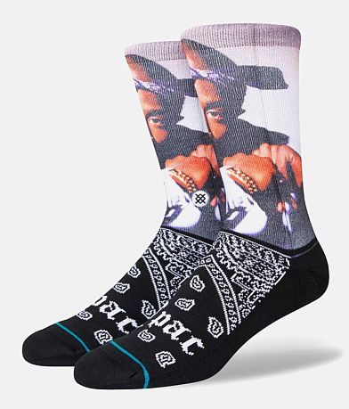 Stance 2Pac Makaveli Socks front view