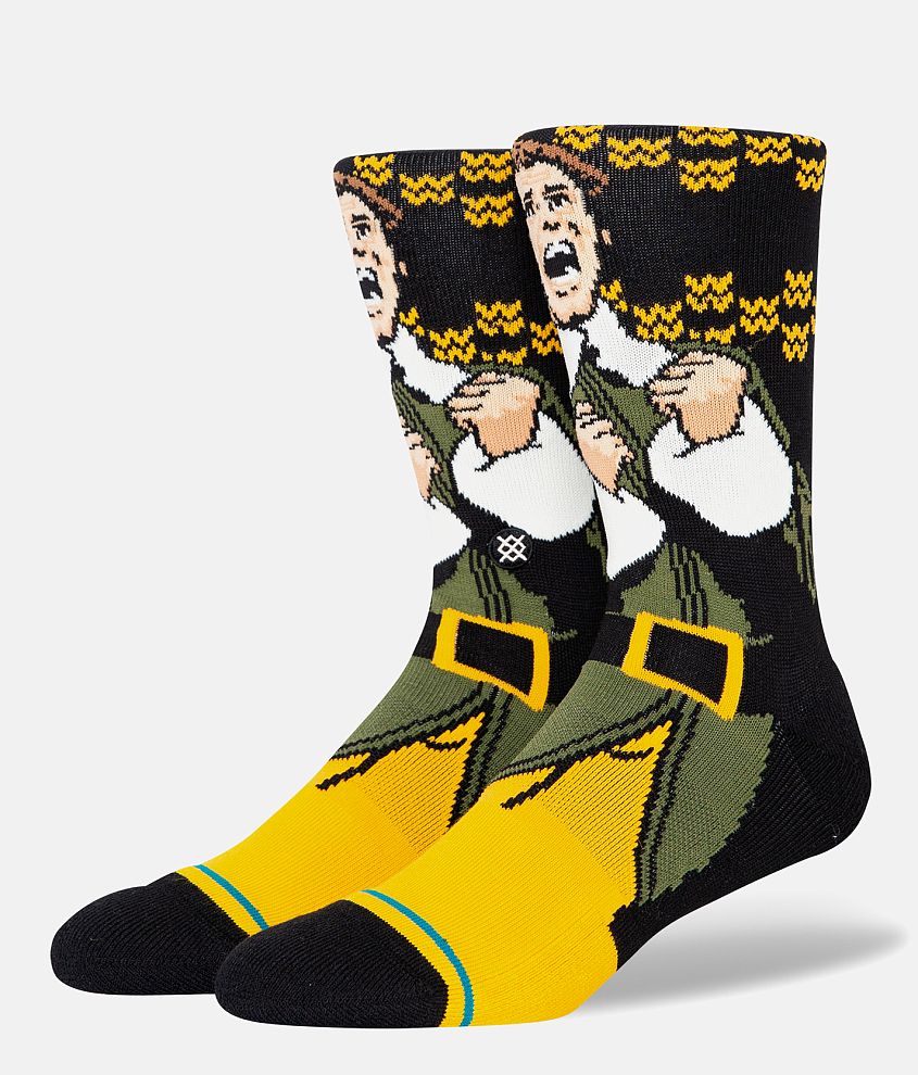 Stance Elf Smiling's My Favorite INFIKNIT&#8482; Socks front view