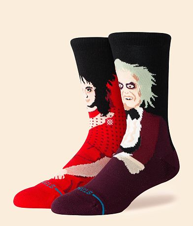 Stance Dearly Beloved Beetlejuice Socks front view