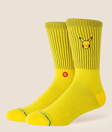 Stance Pokemon Pikachu Socks front view