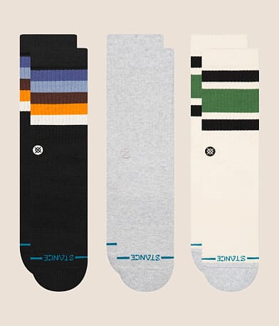 Stance 3 Pack Crew Socks front view
