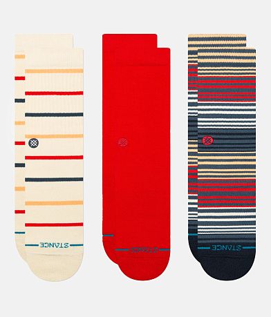 Stance 3 Pack Boardwalk Socks front view