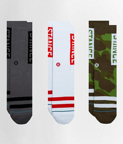 Stance The OG 3 Pack Socks front view