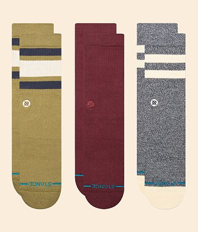 Stance 3 Pack Icon Mixed Socks front view
