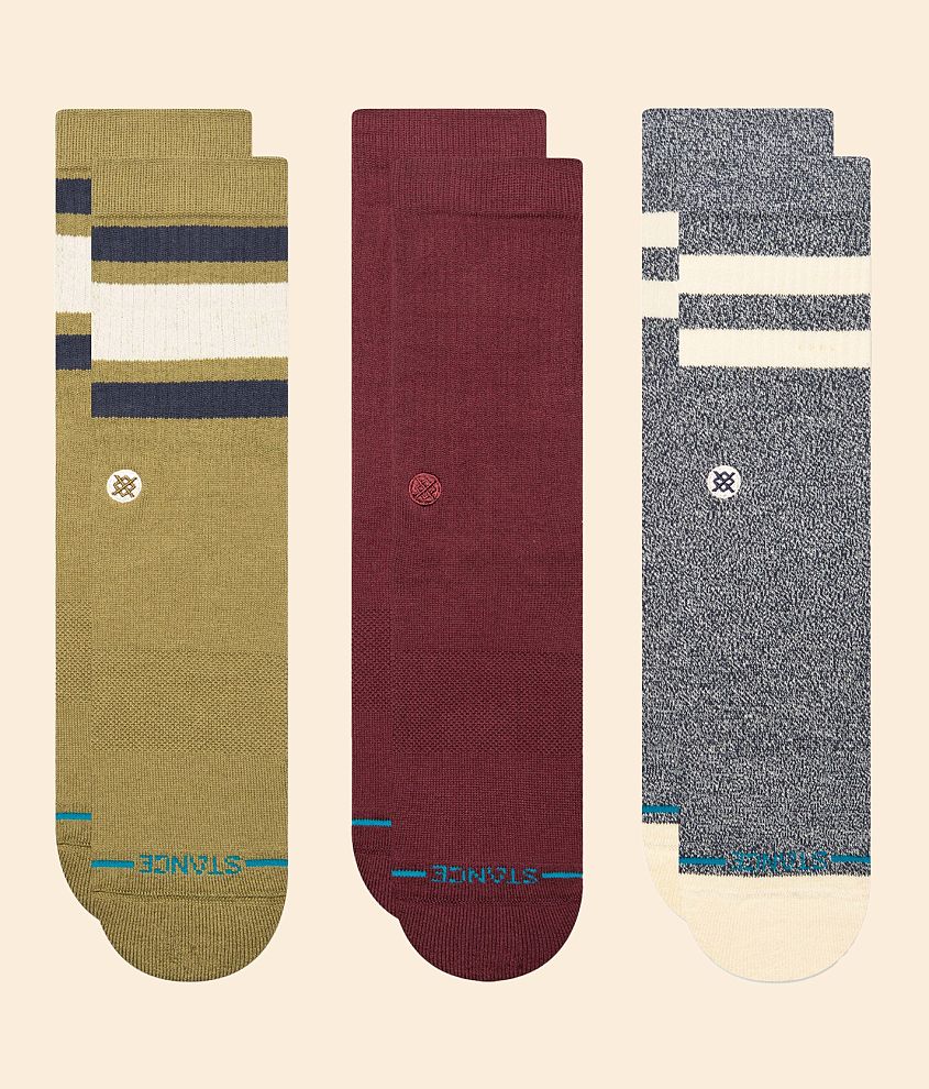 Stance 3 Pack Icon Mixed Socks