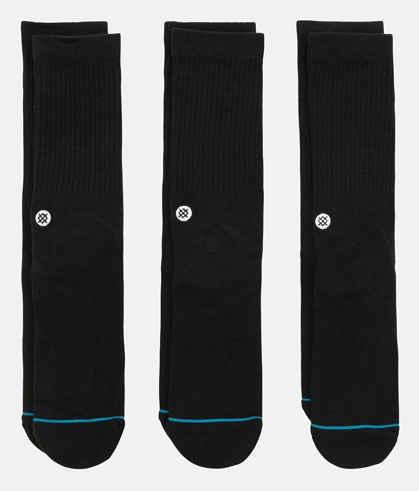 Stance Classic 3 Pack Socks - Men's Socks in Black