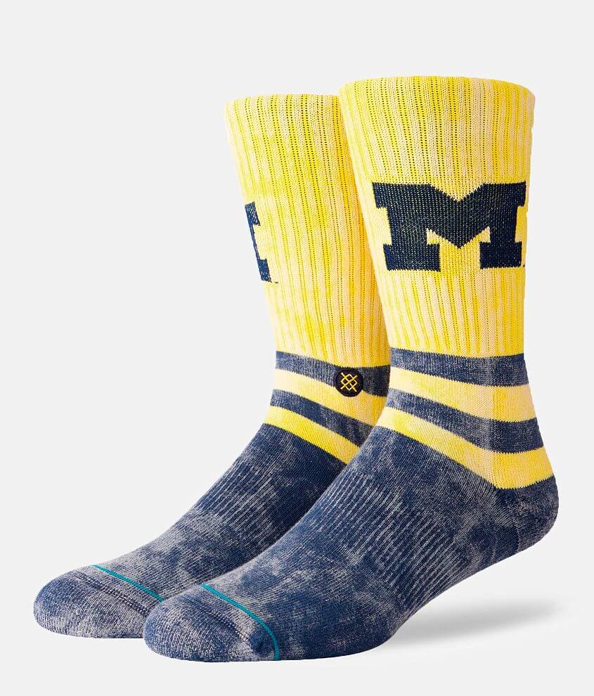 Stance Michigan Wolverines Retro Socks front view