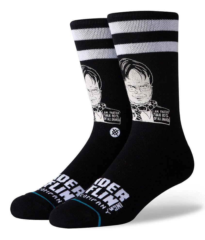 Stance The Office Dwight Schrute Socks - Men's Socks in Black | Buckle