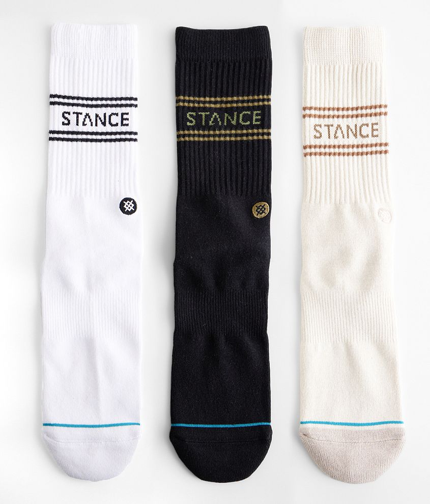 Stance Basic White 3 Pack Crew Socks