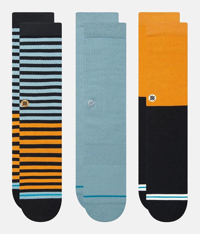 Stance 3 Pack Barcacle Socks front view