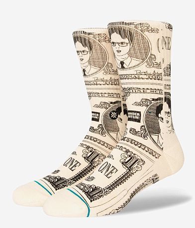 Stance The Office Schrute Bucks INFIKNIT™ Socks front view