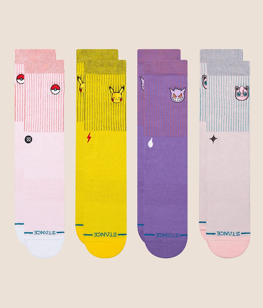 4 Pack Pokemon Socks Box Set