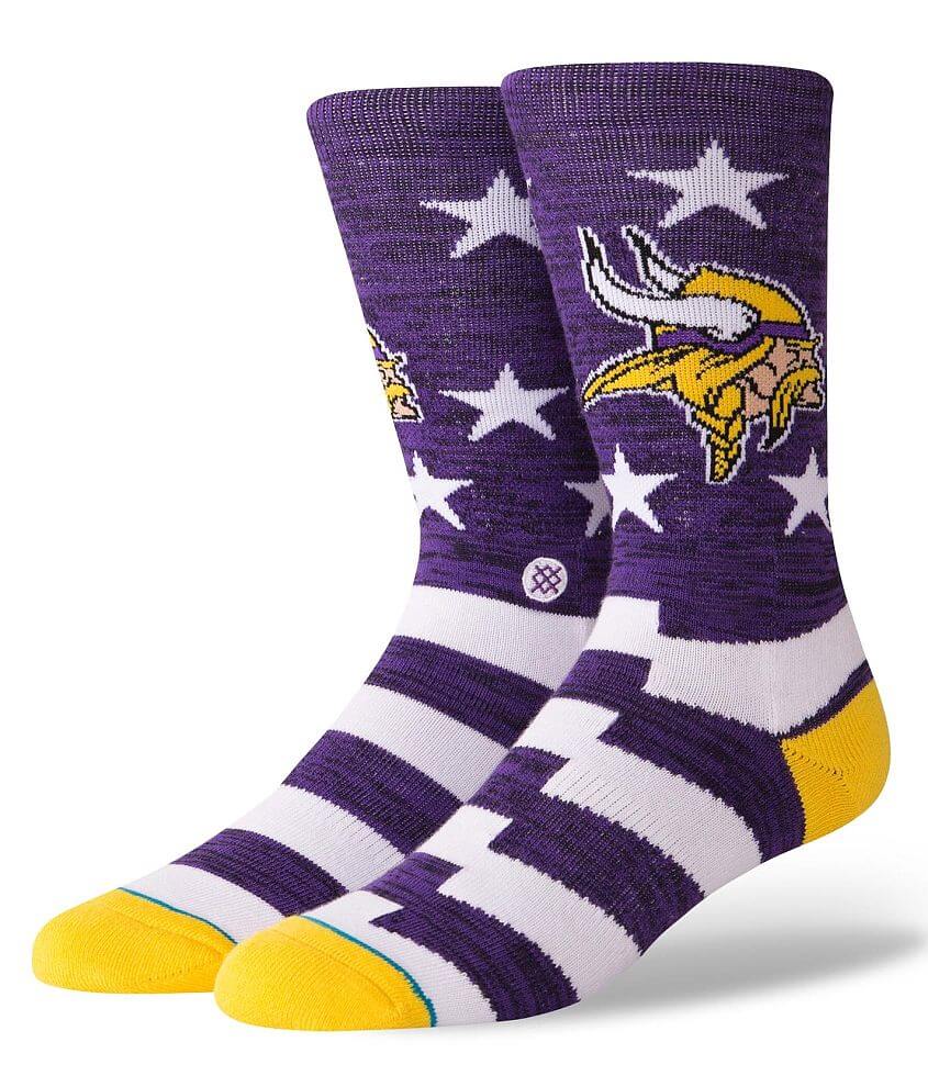 Stance Minnesota Vikings Banner Socks front view