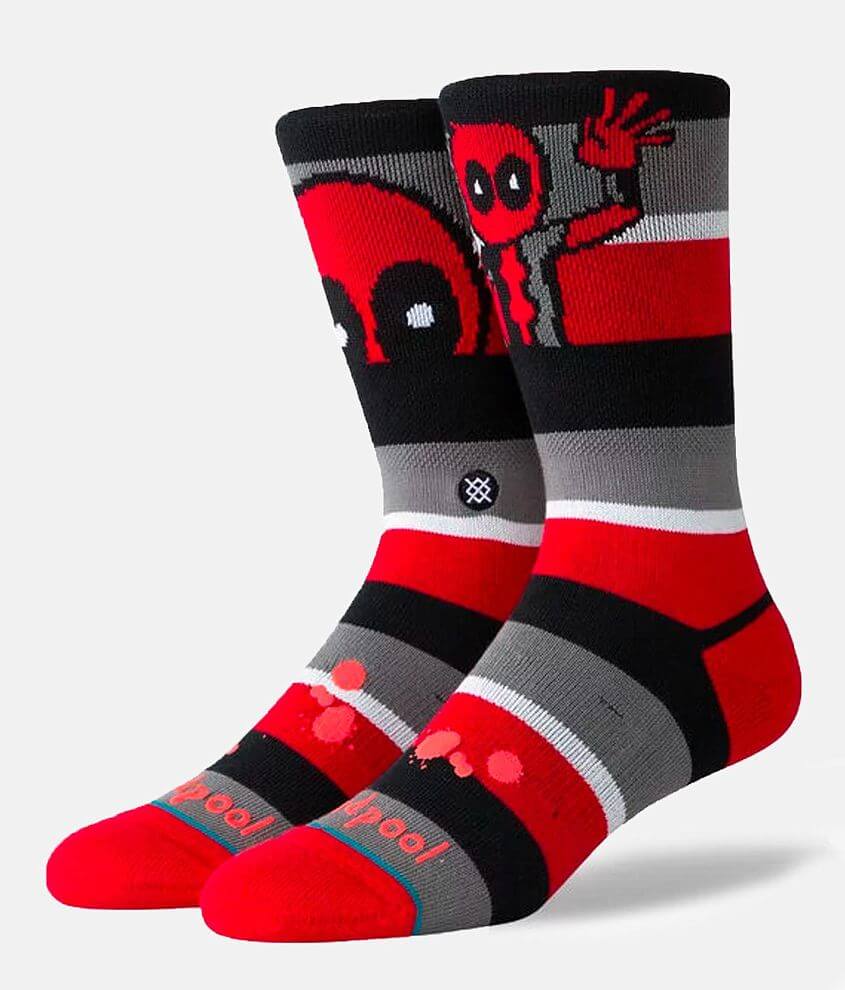 Stance Deadpool Socks front view