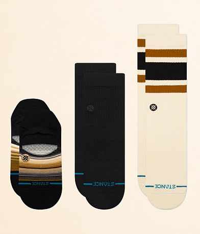 Stance 3 Pack Icon Series Socks front view