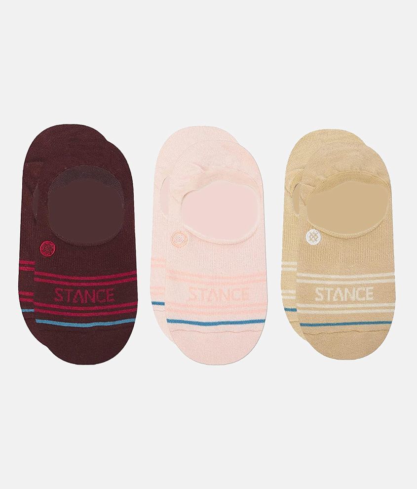 Stance 3 Pack Basic No Show Socks front view