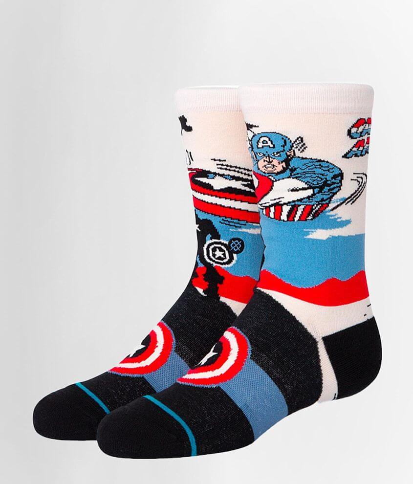 Boys - Stance Captain America Socks front view