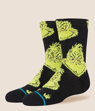 Stance Boys - Mean Ones Grinch Socks front view
