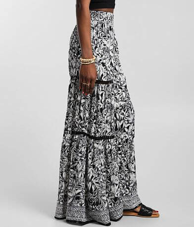 Angie Floral Wide Leg Pant FULL_RIGHT_SIDE